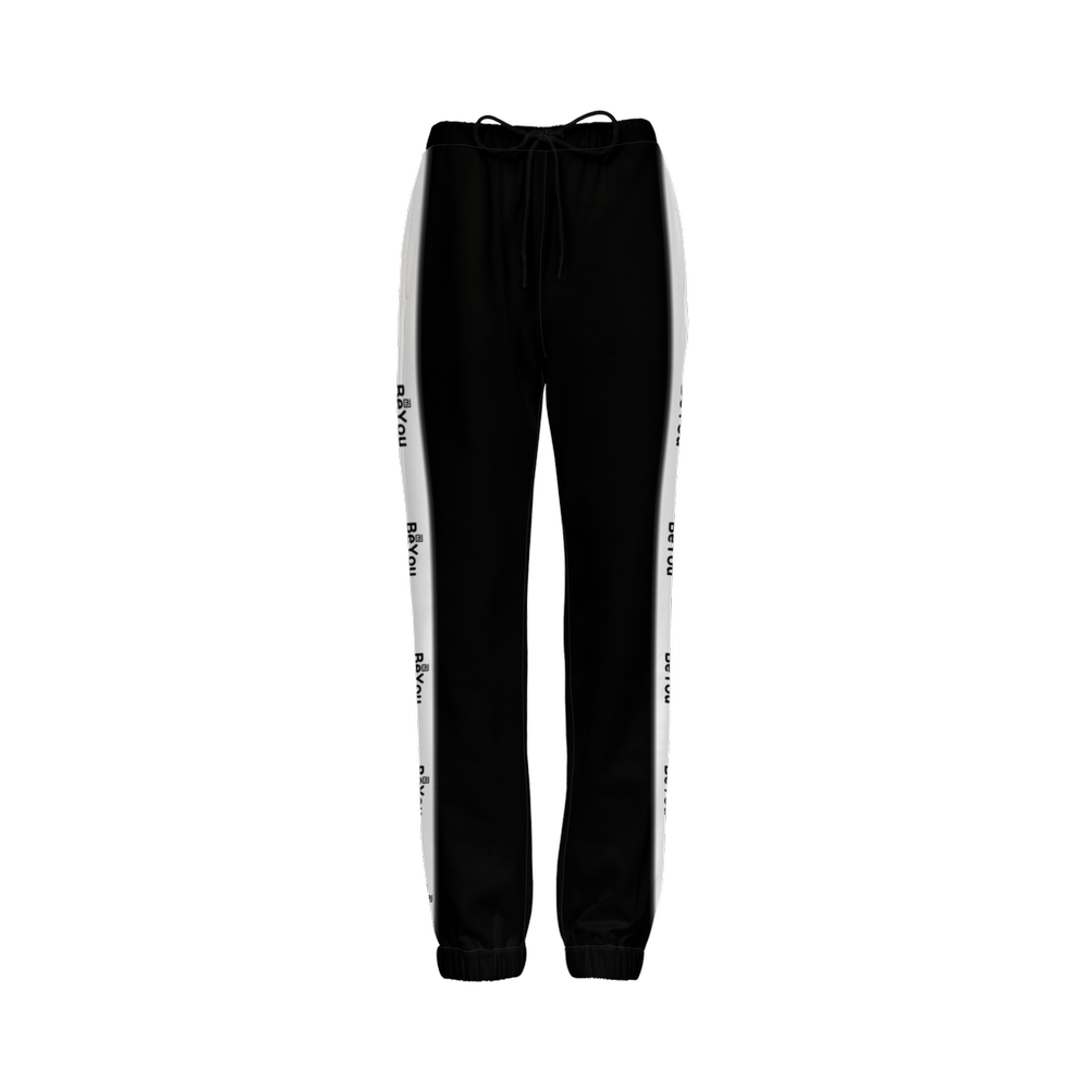 Black Casual Fit Sustainable Jogging Pants