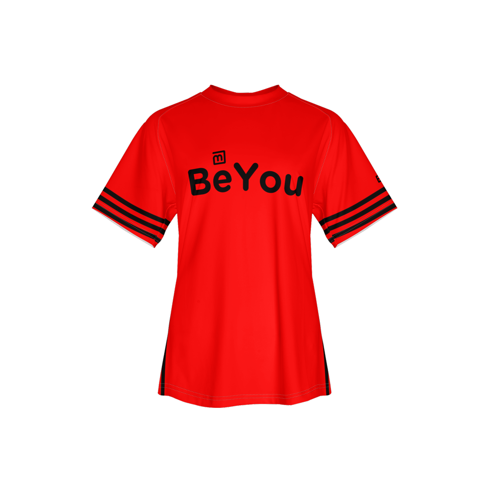 Red Women Performance Sustainable T-Shirt Jersey