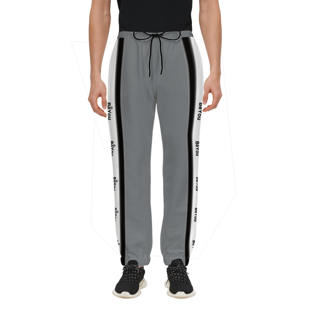 Grey Men Casual Fit Sustainable Jogging Pants