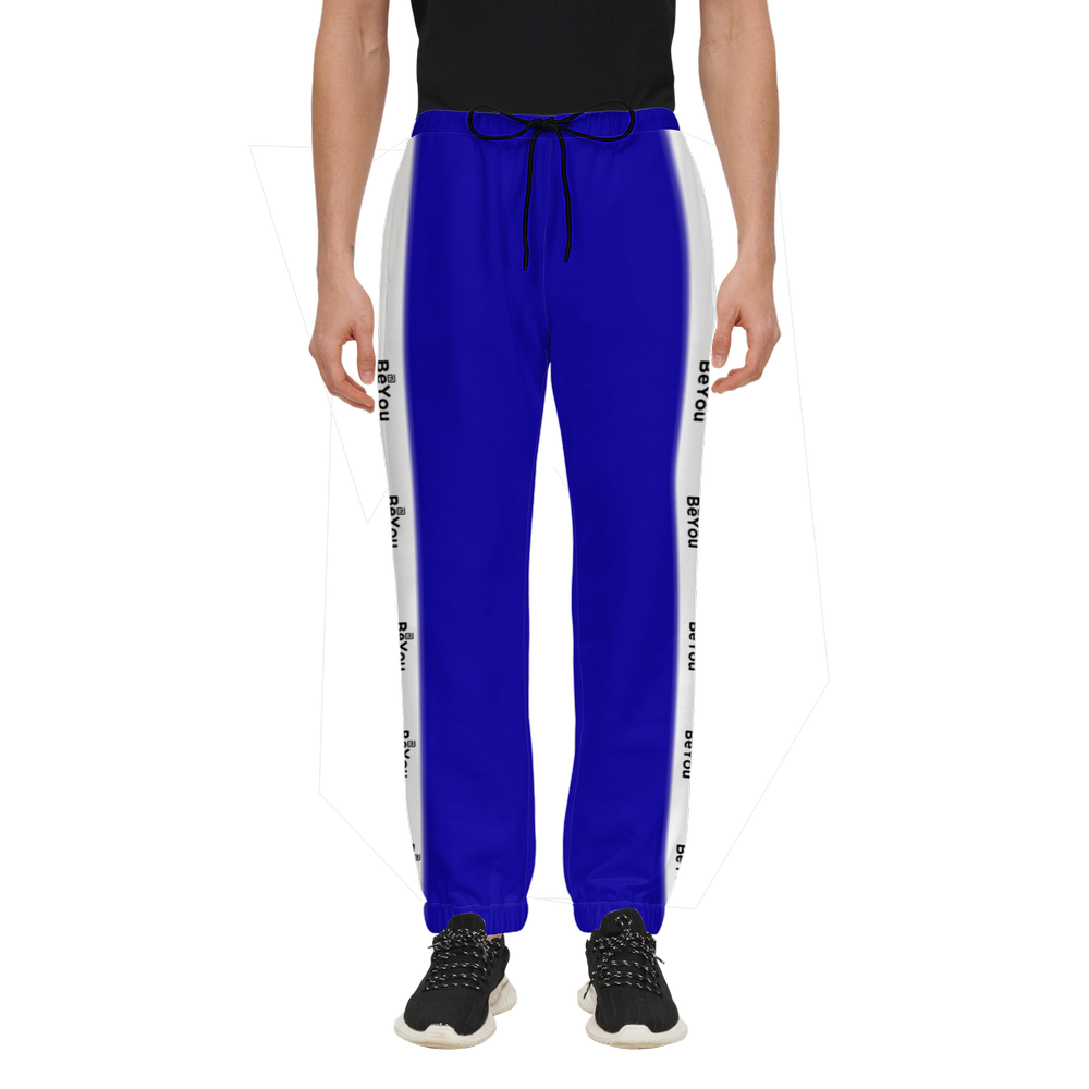 Blue Men Casual Fit Sustainable Jogging Pants