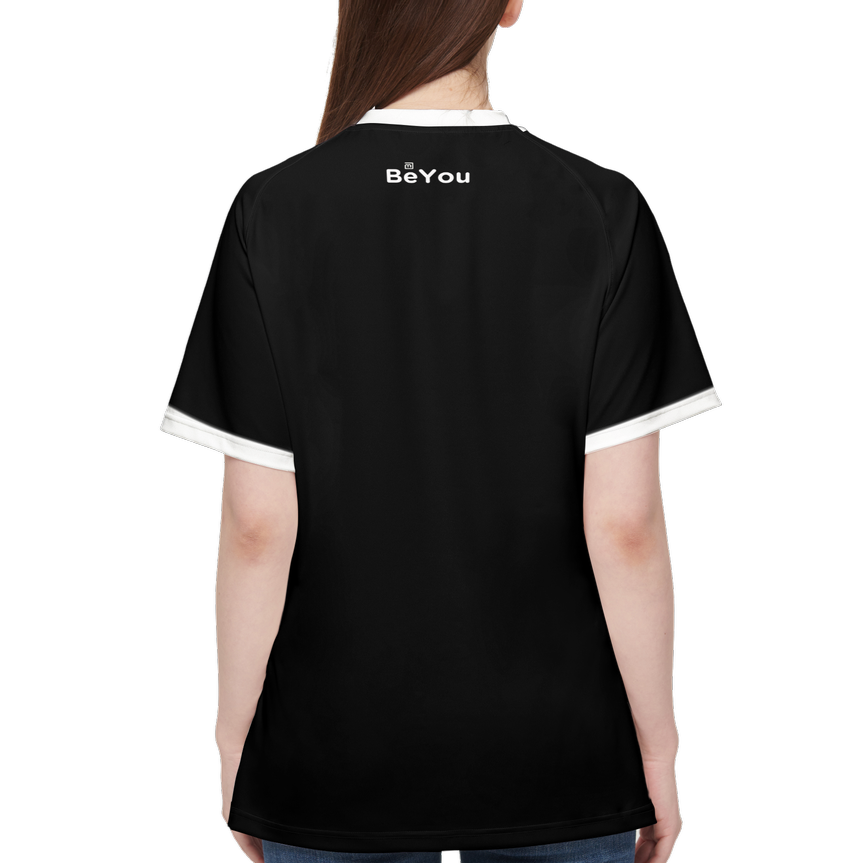 Black Women’s Sustainable Athletic T-Shirt Jersey