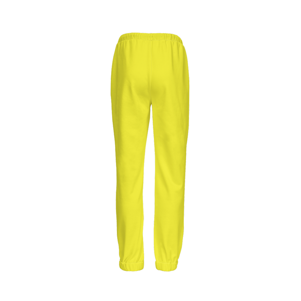 Yellow Women Casual Fit Jogging Sustainable Pants